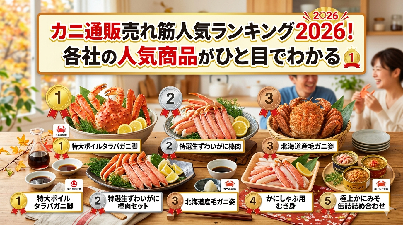 カニ通販売れ筋人気ランキング