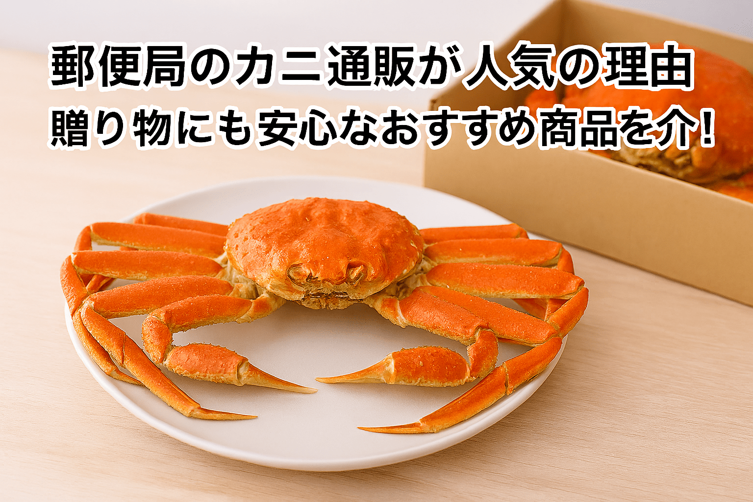 郵便局のカニ通販が人気の理由|贈り物にも安心なおすすめ商品を紹介!