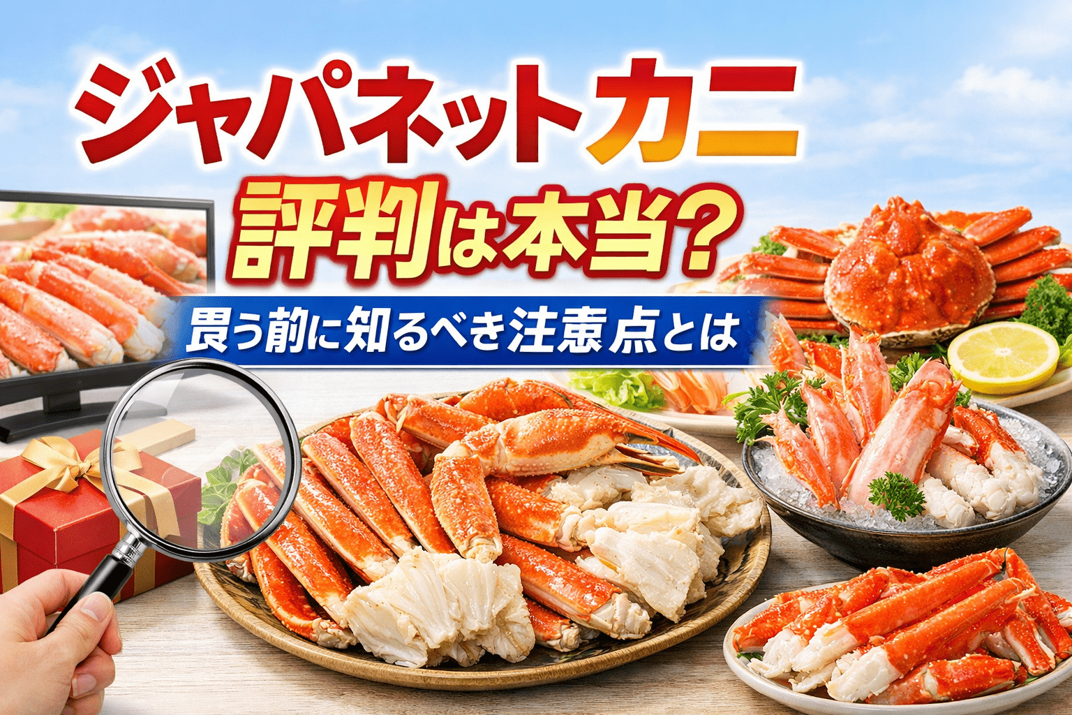 ジャパネット カニ 評判